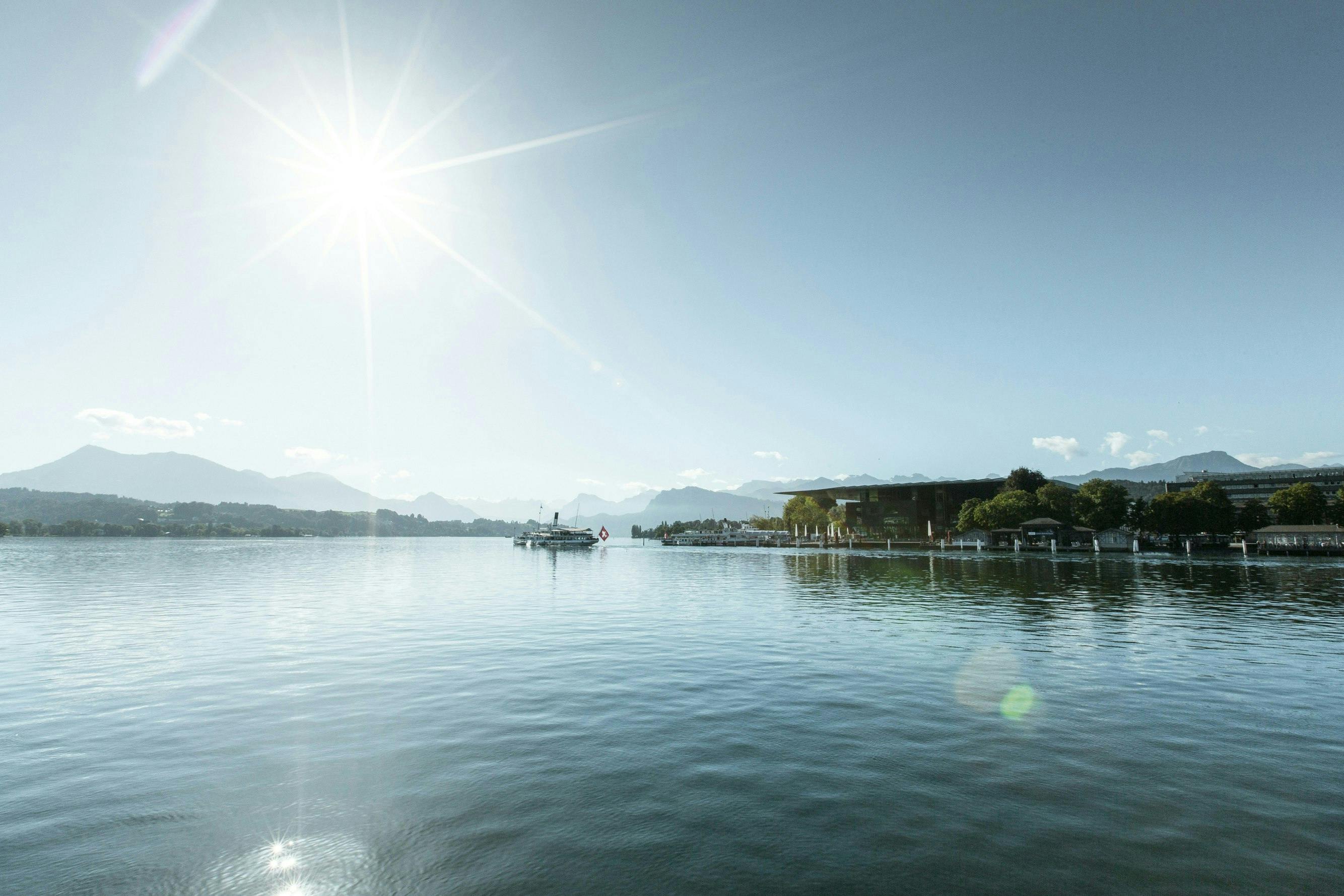 Lake Lucerne and KKL Luzern