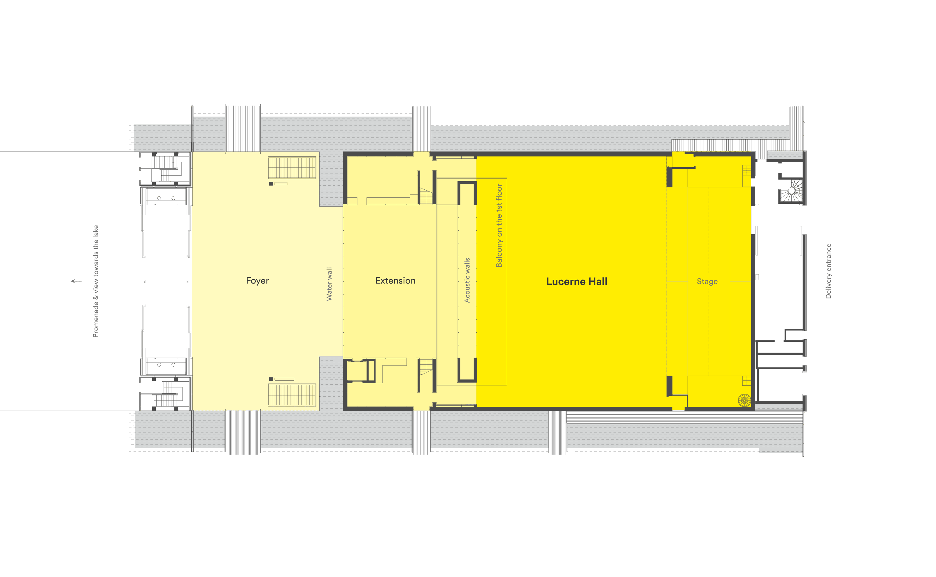 Floor plan Lucerne Hall at KKL Luzern