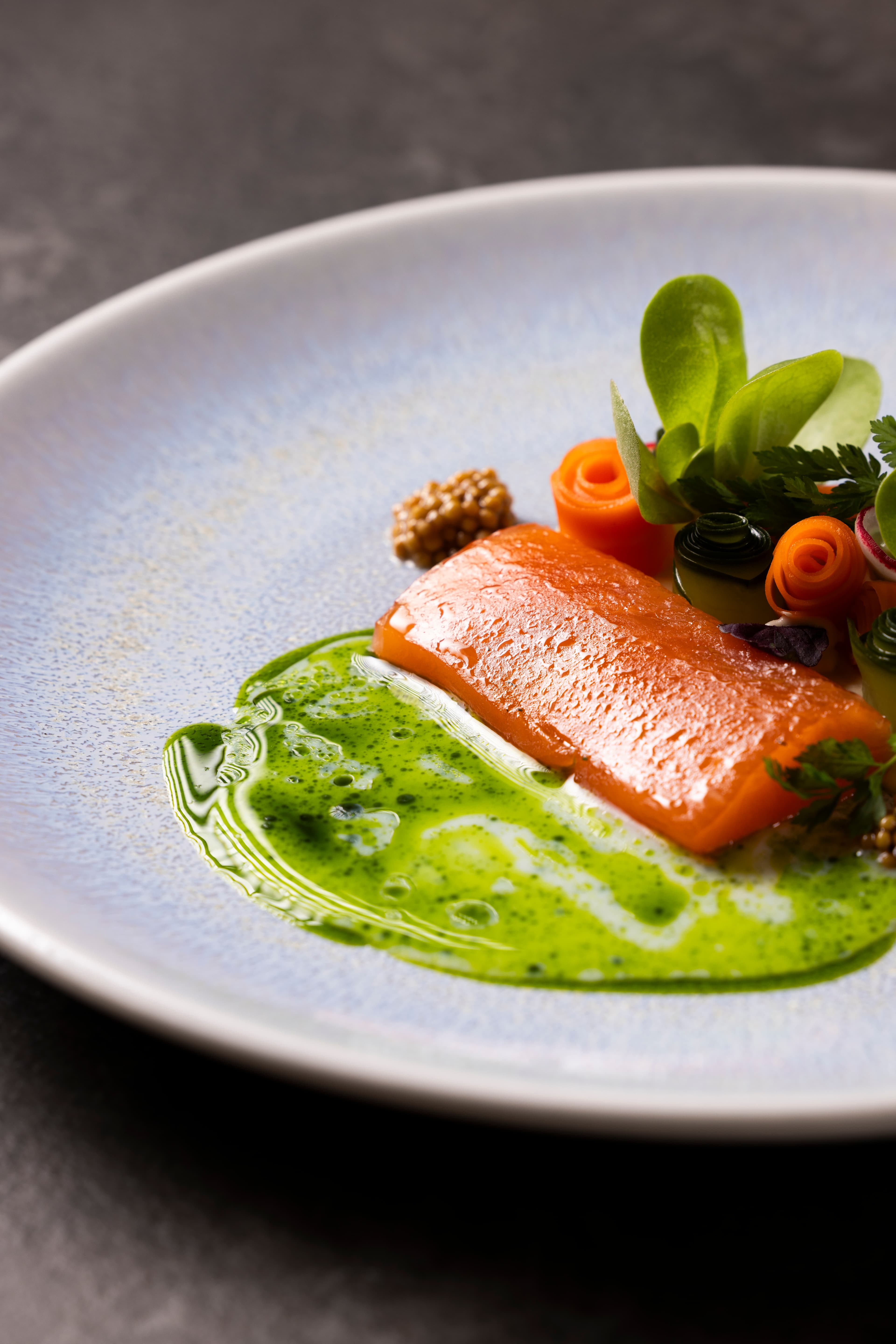Sous-vide salmon trout, Event Catering KKL Luzern, Continental Culinary Line