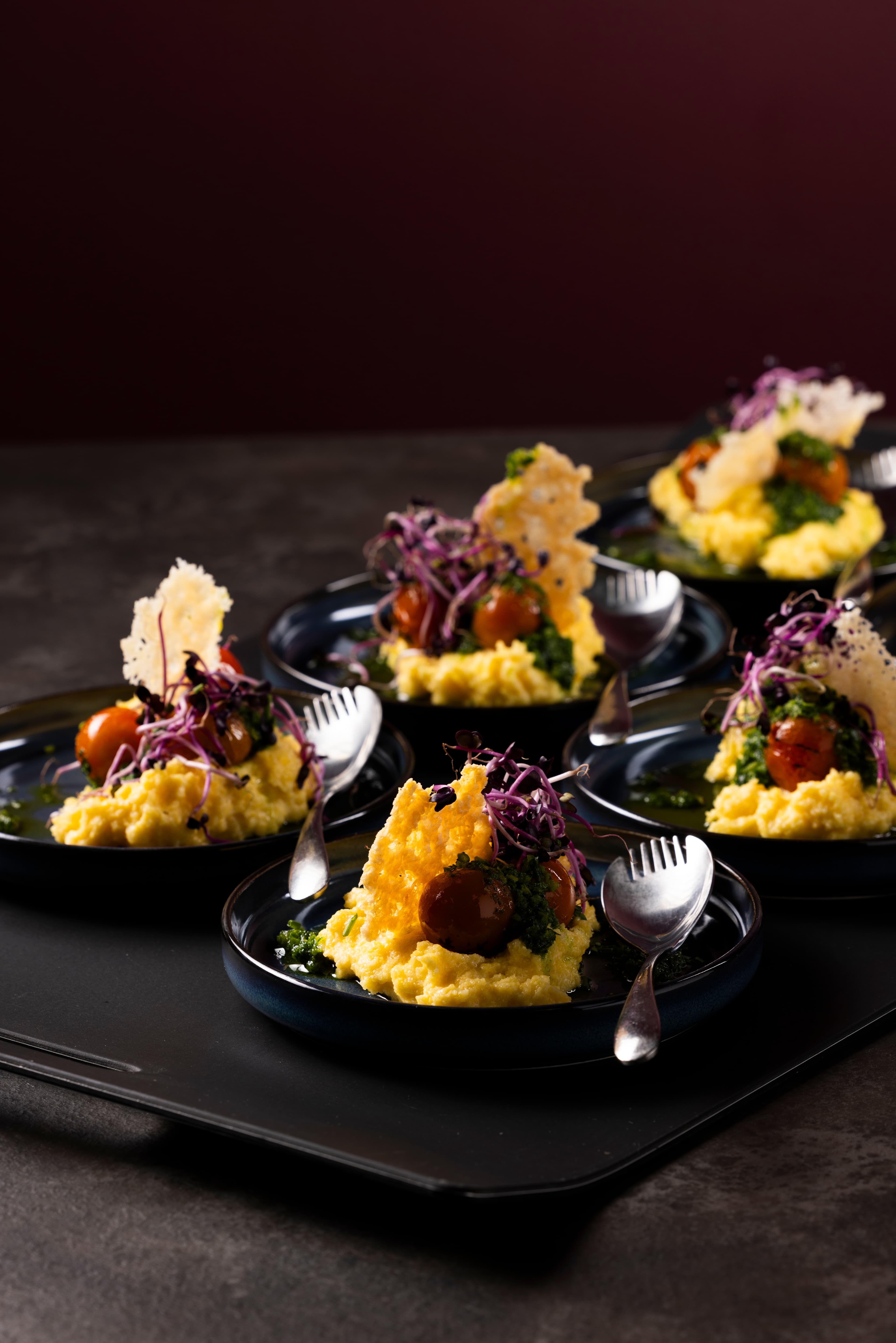Creamy Ribelmais Polenta, Event Catering KKL Luzern, Taste of Home Culinary Line